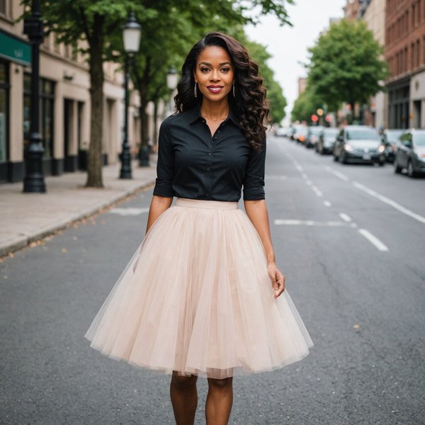 Quelles astuces pour styliser des jupes en tulle pour un look de jour?