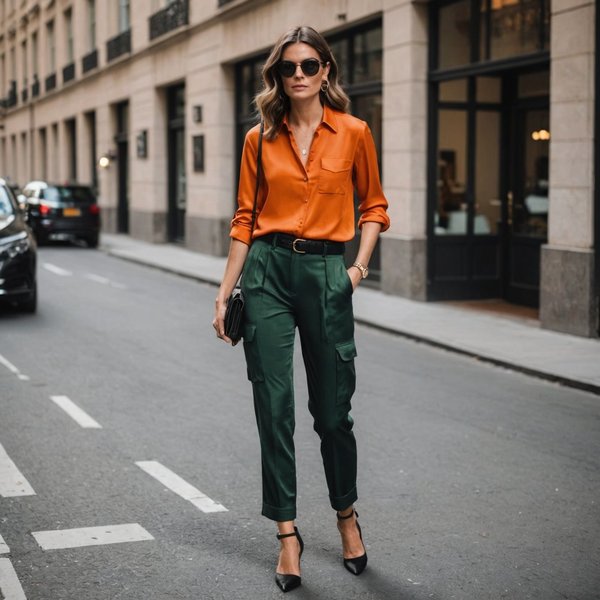 Quels conseils pour associer des chemises en soie avec des pantalons cargo?